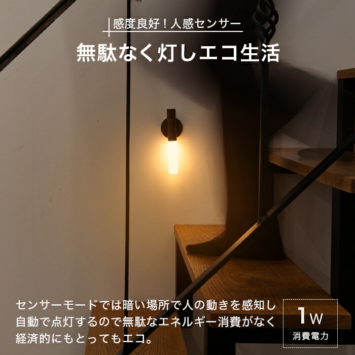 天然木】センサーライト RaMa（ラーマ）【180日保証】〔人感センサー 