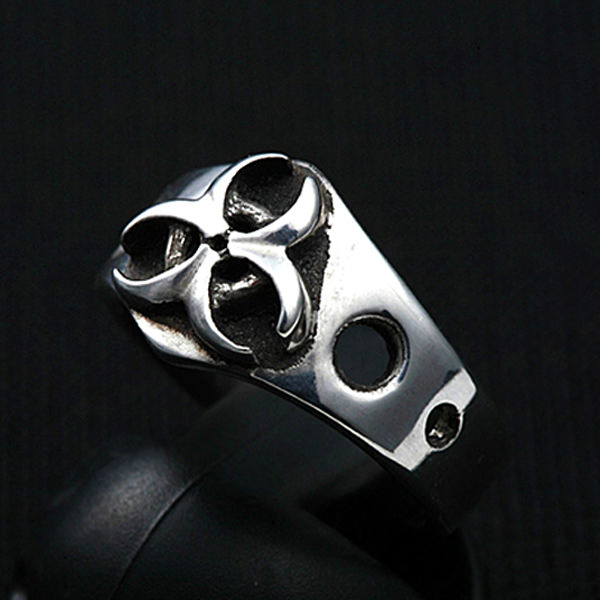 Hyjoint Silver Ring Biohazard Resident Evil Mark Motif Rakuten Silver Ring Biohazard Resident Evil Mark Motif