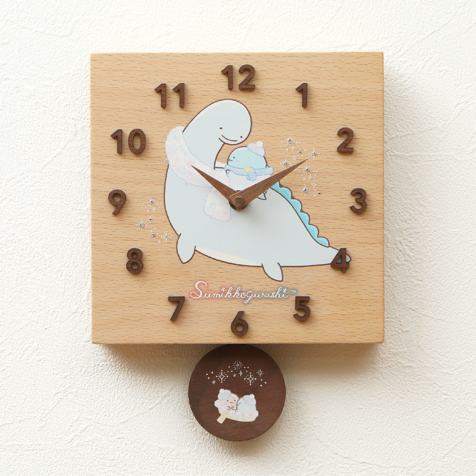【百貨店大売り出し中尖んがり10倍】すみっコぐらし sumikkogurashi sumikko すみっコ 木の時辰儀 置き時計 柱時計 祝い事  差し上げ物 差し上げ物 人となり 愛くるしげ 今めかしい 【sumikkogurashi SQ400SG きらきらな夜】