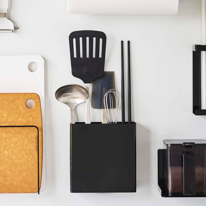 楽天市場 Tower キッチン マグネット 収納 マグネットキッチンツールスタンド タワー ホワイト ブラック 便利グッズ 壁面収納 キッチン用品 おしゃれ キッチン雑貨 ツールスタンド 便利 キノオト インテリア雑貨