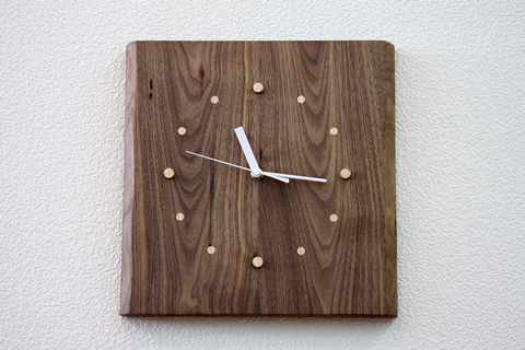 楽天市場】時計 木の時計 木製時計 壁掛け時計 サテライトクロック