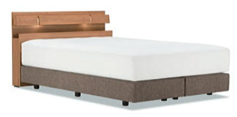 ベッド フランスベッド FranceBed ディーレクトス DL-C103-DS セミダブル ダブルスプリング フレームのみ 収納 棚 LED照明 コンセント付き シンプル モダン 国産 日本製 開梱・設置サービス【smtb-KD】【P5】|木下家具