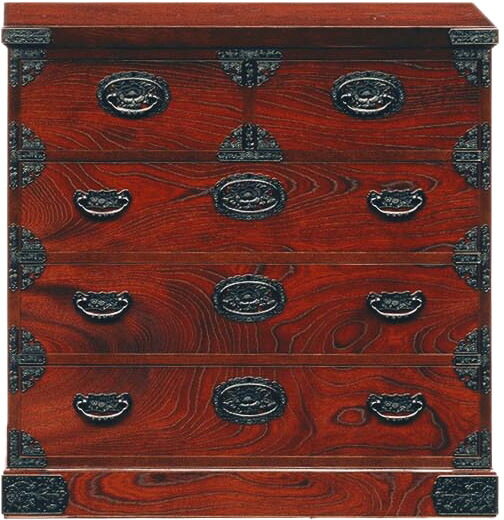 楽天市場】【送料無料】欅 時代箪笥 NR-9/ケヤキ タンス チェスト 和