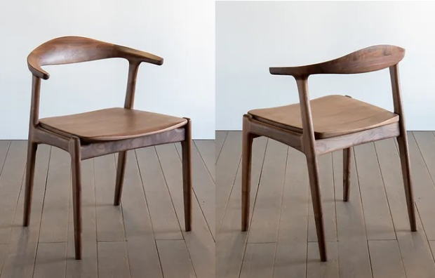 楽天市場】ダイニングチェア 肘付き 無垢 北欧 木製 おしゃれ オーク