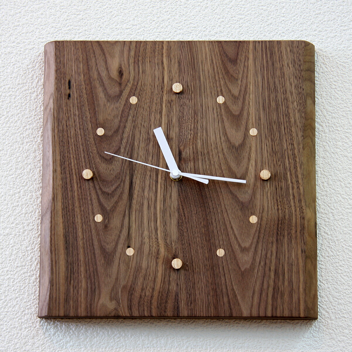 楽天市場】時計 木の時計 木製時計 壁掛け時計 サテライトクロック