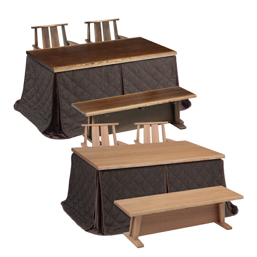 楽天市場】ハイタイプこたつ ダイニングこたつ 6点セット テーブル