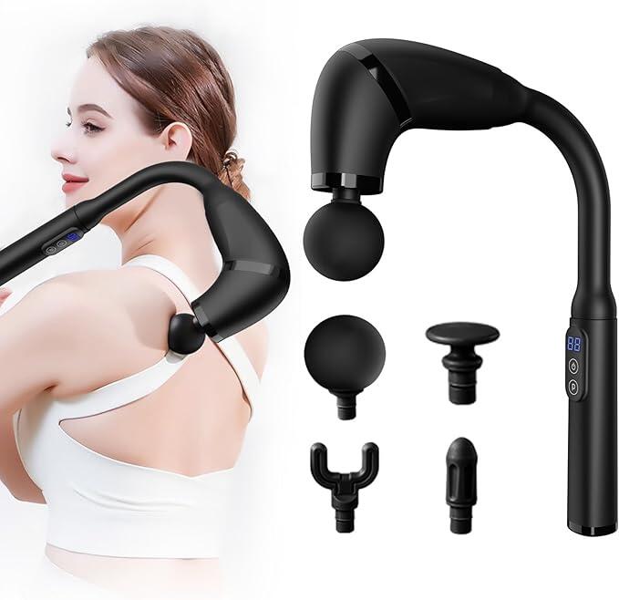 楽天市場】筋膜ガン 弾力性アーム 背中リリースガン 筋膜リリースガン