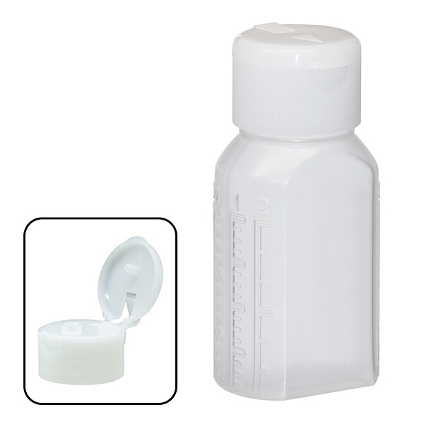 金鵄製作所【マーカー投薬瓶 30mL ワンタッチキャップ(ホワイト:白)1箱(200本入) 内用ラベル付 B3550-00000】水剤瓶 おくすりボトル 薬容器 30ccボトル キンシ