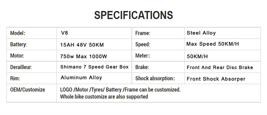 新登場！OUXi V8 オクシ 20インチ ファットバイク アシスト電動自転車 マウンテンバイク 750Wモーター 48V15An 大容量バッテリー 電動マウンテンバイク  スノーホイール フル電動アシスト キャストホール 2022年7月新発売