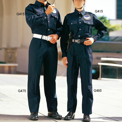 警備服・防犯商品 G-best G415 夏長袖ペアシャツ SS-4L ワッペンや吊紐は付属なし セキュリティ 5,192円