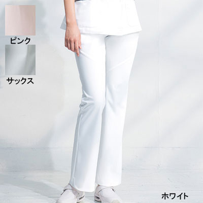 診療白衣・介護服 ソワンクレエ HI300 ブーツカットパンツ S-3L