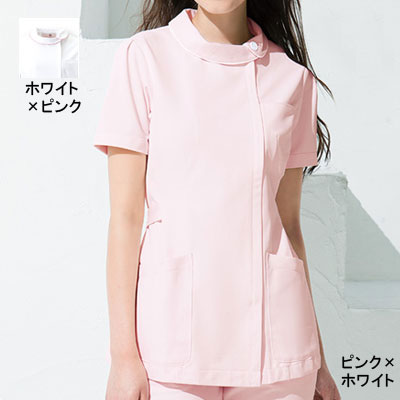 診療白衣・介護服 ソワンクレエ HI204 上着 S-3L