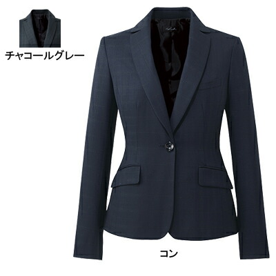事務服・制服・オフィスウェア ピエ J8120 ジャケット 17号-19号 17,837円