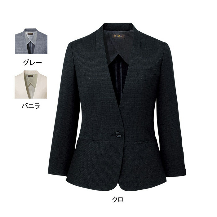 事務服・制服・オフィスウェア ピエ J4510 キテミテ体感ジャケット 5号-15号