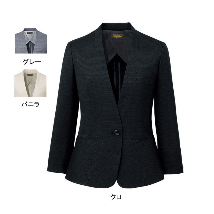 事務服・制服・オフィスウェア ピエ J4510 キテミテ体感ジャケット 21号-25号
