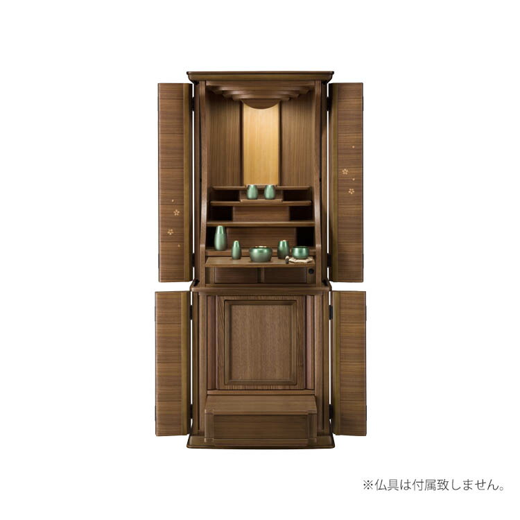 アルテミス  50号  ウォール中毒者桜象嵌 お仏壇 台付き添い人 遺影壇 今めかしい仏壇 新仏壇 家具調 台付き添い人 抽き出し 純一無雑 遺影壇