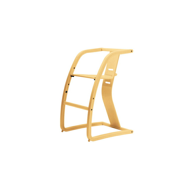 天童木工 5万「T-5268WB-NT」キッズチェア ホワイトビーチ材 成形合板