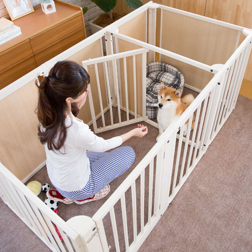 ペットサークル 犬用 サークル ルーム F 80 Lp 中型犬 大型犬 サークル 多頭飼い 室内用 木製 日本製 ペット家具 Doorsinmotioninc Com