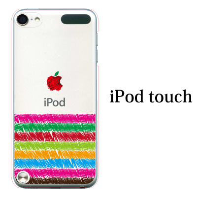 楽天市場 Ipod Touch 7 6 5 ケース 色塗り リンゴ 第7世代 アイポッド