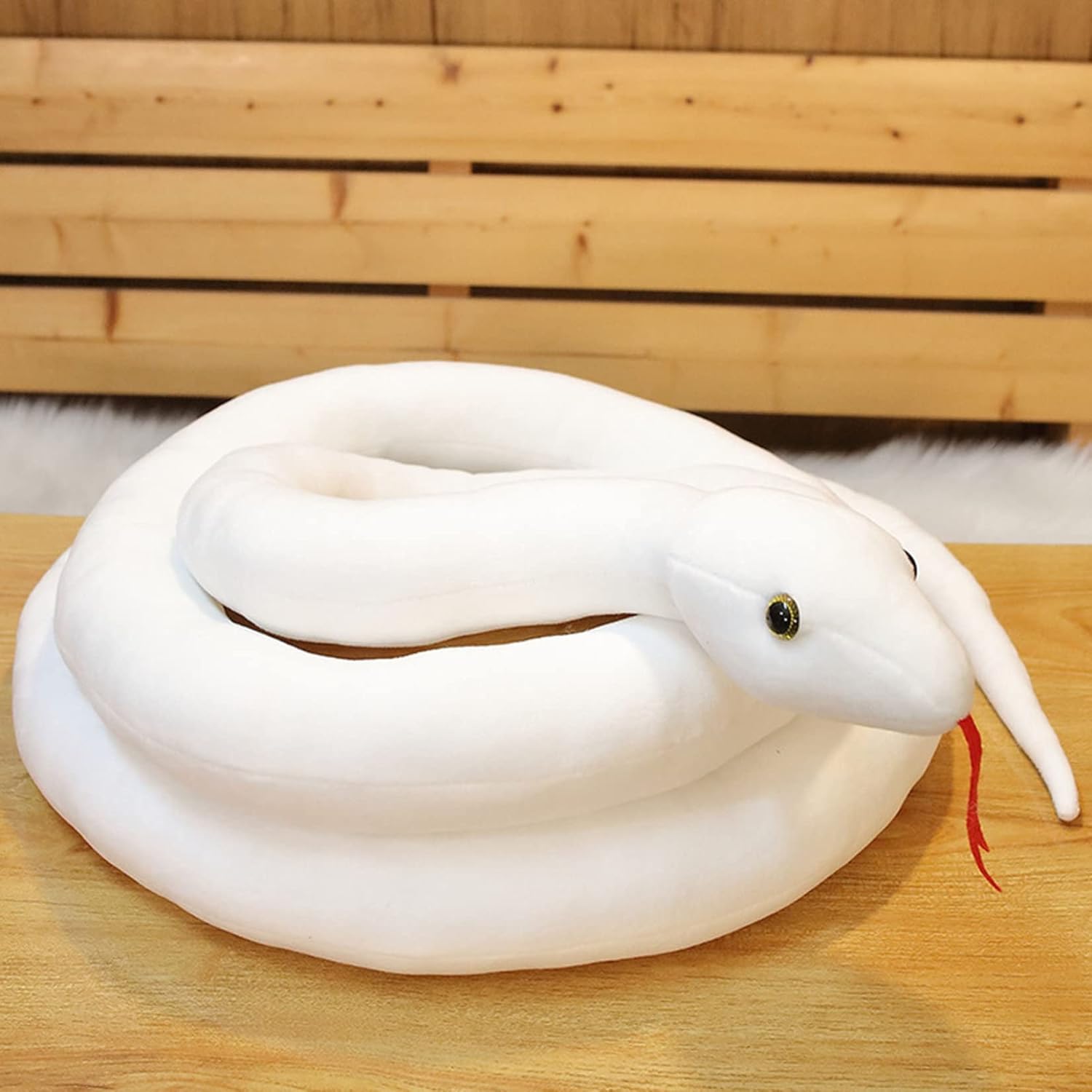 蛇ぬいぐるみ リアル 本物そっくり 抱きまくら 怖そう ロング 柔らかい ネムネム もちもち肌触り インテリア 部屋飾り 置物 店飾り お誕生日 贈り物 クリスマス 友達へ 1.1M 1.5M グリー|KinuVibe