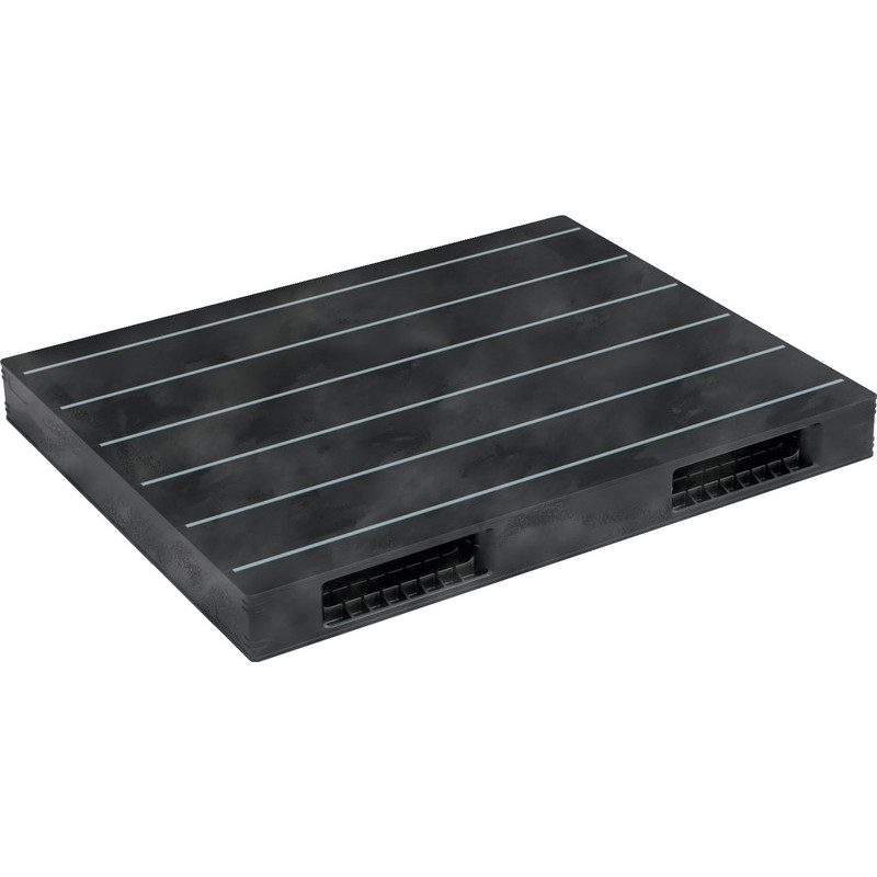 三甲 サンコー プラスチックパレット 2方差し両面使用型 R2-1215F-2 ブラック