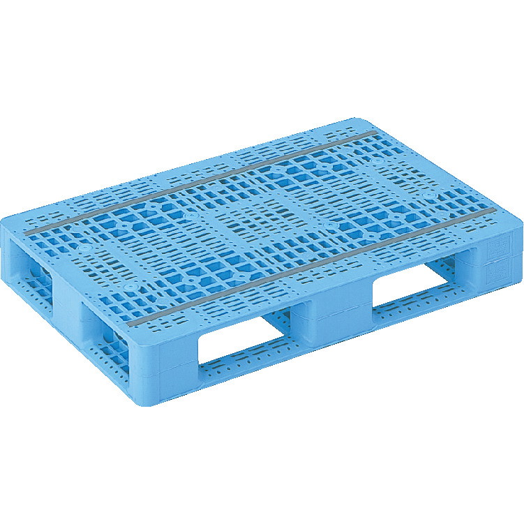 三甲 サンコー プラスチックパレット 4方差し片面使用型 D4-068100 ライトブルー｜金象本舗店 11,217円