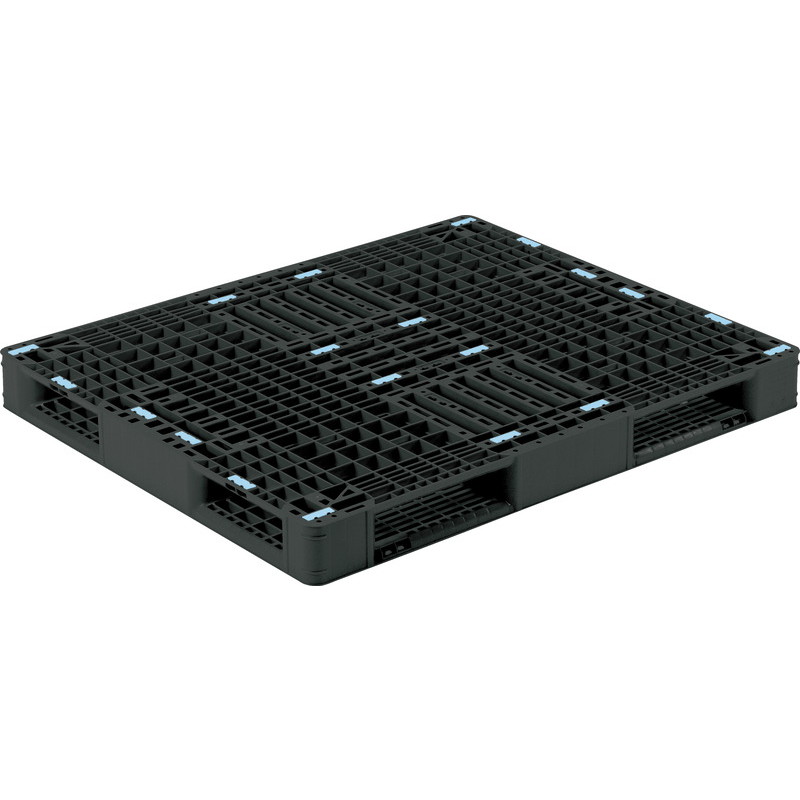 三甲 サンコー プラスチックパレット 4方差し両面使用型 R4-1012-5 ブラック