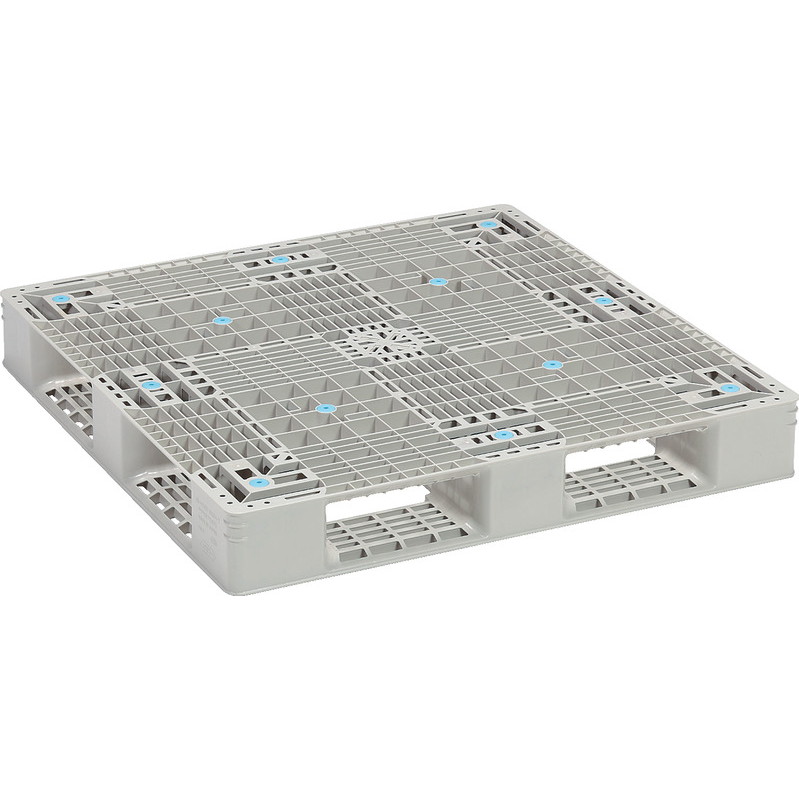 三甲 サンコー プラスチックパレット 4方差し片面使用型 GT-1111D4-2　Aグレー｜金象本舗店