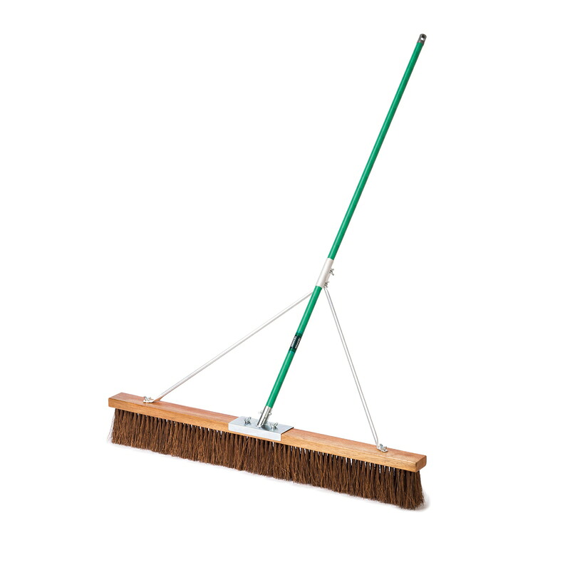 テラモト コートブラシ (シダ) ステー付 120cm CL4146120|金象本舗店