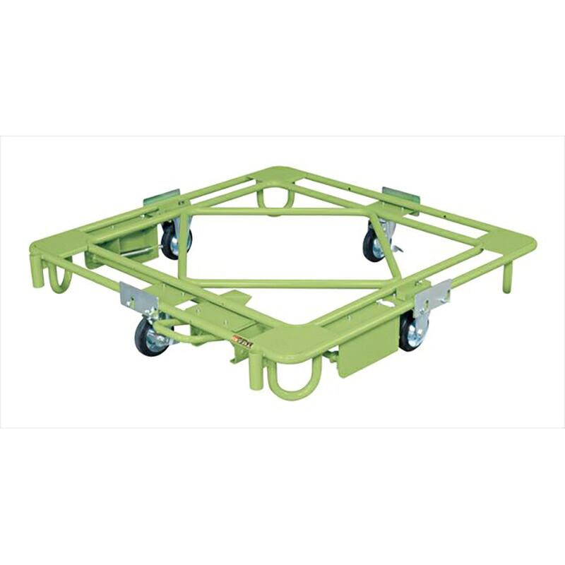 サカエ 自在移動回転台車 重量型 フットブレーキ付 RC-4FBG 荷役 運搬機器 パレット