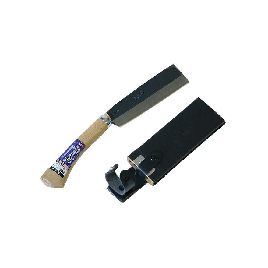 宝長久寛文作 鋼付サヤ鉈 165mm 片刃 鞘付き なた ナタ 枝打ち 薮払い 日本製 浅香工業