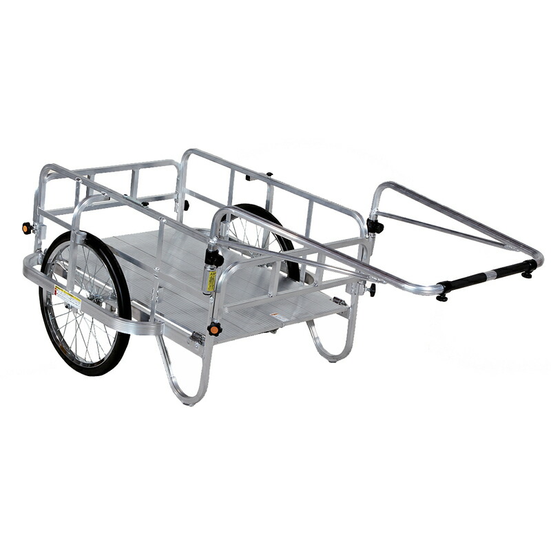 ハラックス コンパック アルミ製 折り畳み式リヤカー HC-906 エアータイヤ｜金象本舗店