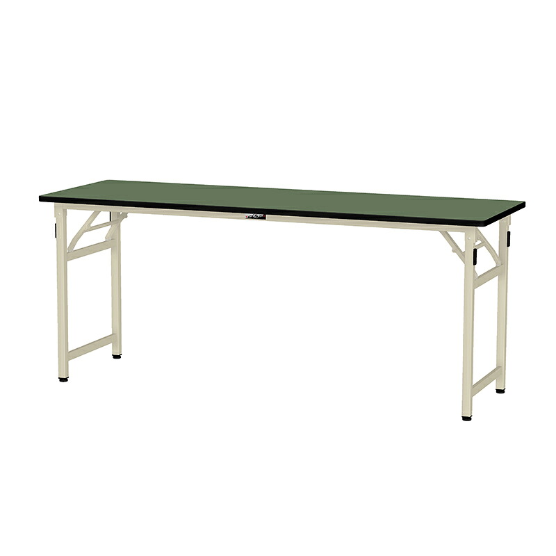山金工業 ワークテーブル 均等耐荷重200kg 折りタタミタイプ固定式 H740mm 塩ビシート天板 STR-1860-GI