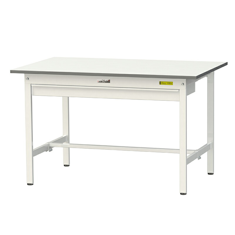山金工業 ワークテーブル150シリーズ 均等耐荷重150KG 固定式 H740MM ワイド引出し付/基本形 SUP-1275W-WW