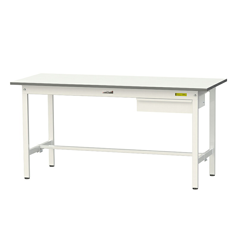 山金工業 ワークテーブル150シリーズ 均等耐荷重150KG 固定式 H740MM キャビネット付／基本形 SUP-1560U-WW