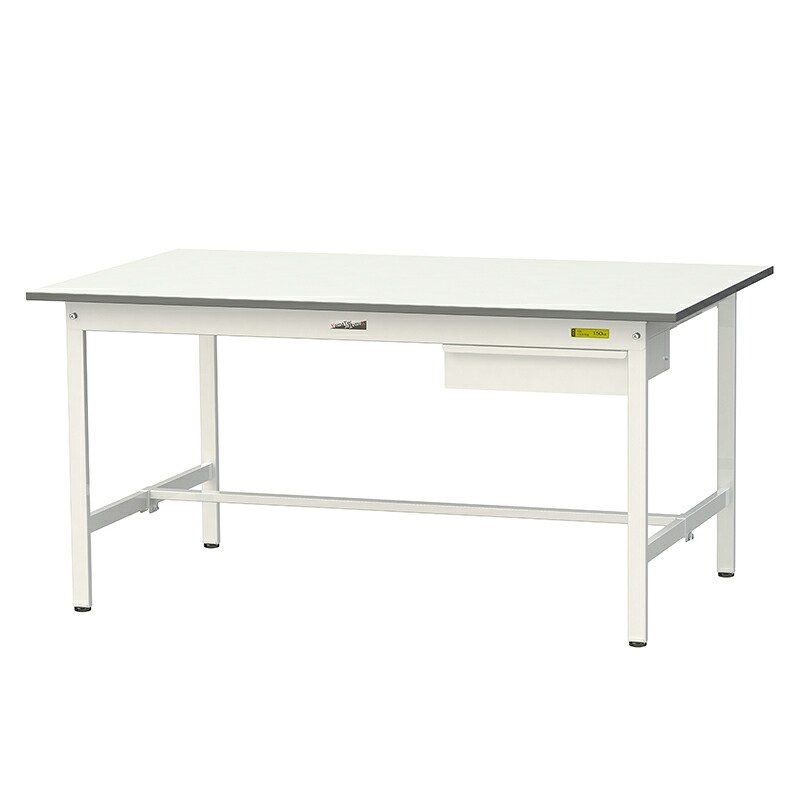 山金工業 ワークテーブル150シリーズ 均等耐荷重150KG 固定式 H740MM キャビネット付／基本形 SUP-1590U-WW