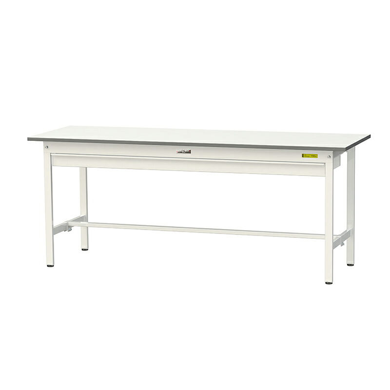 山金工業 ワークテーブル150シリーズ 均等耐荷重150KG 固定式 H740MM ワイド引出し付／基本形 SUP-1860W-WW｜金象本舗店