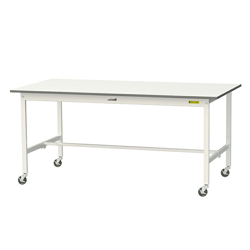 山金工業 ワークテーブル150シリーズ 全体均等耐荷重128KG(自重含む) 移動式 H825MM 基本形 SUPC-1890-WW