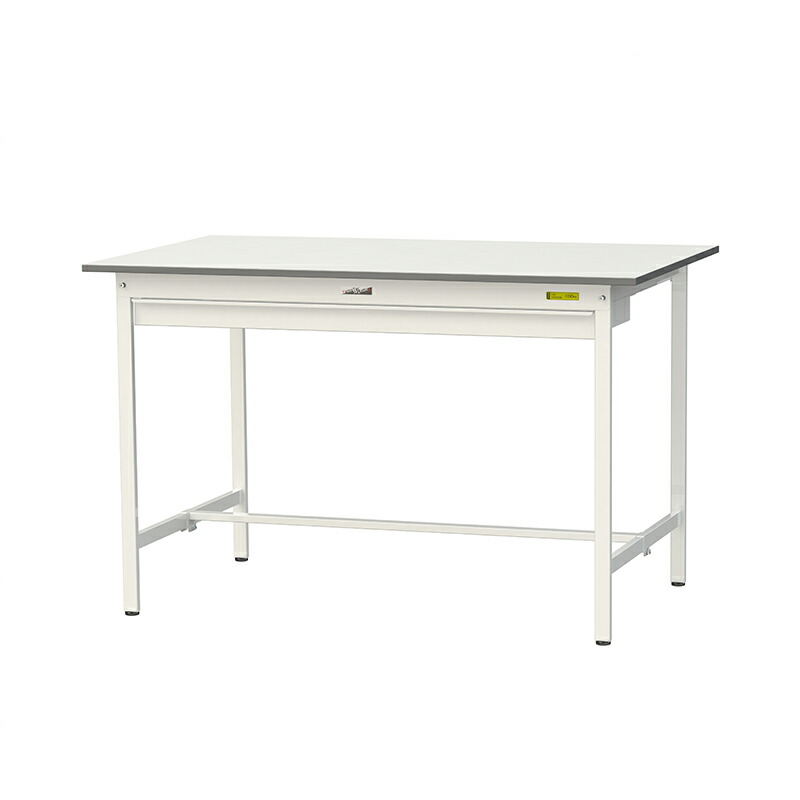 山金工業 ワークテーブル150シリーズ 均等耐荷重150KG 固定式 H950MM ワイド引出し付／基本形 SUPH-1590W-WW