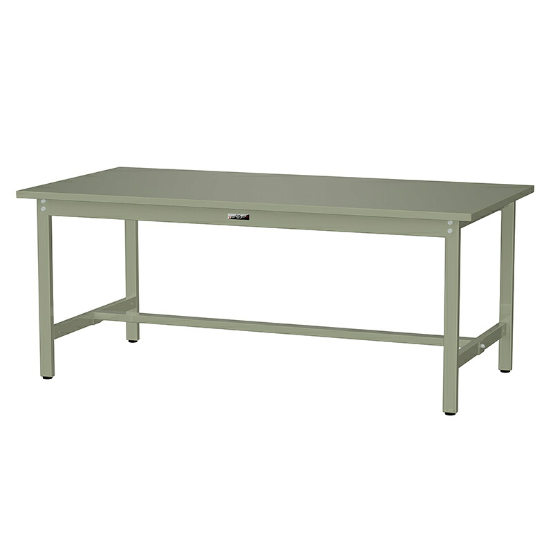 山金工業 ワークテーブル300シリーズ 均等耐荷重300kg 固定式 H740mm スチール天板 SWS-1890-GG