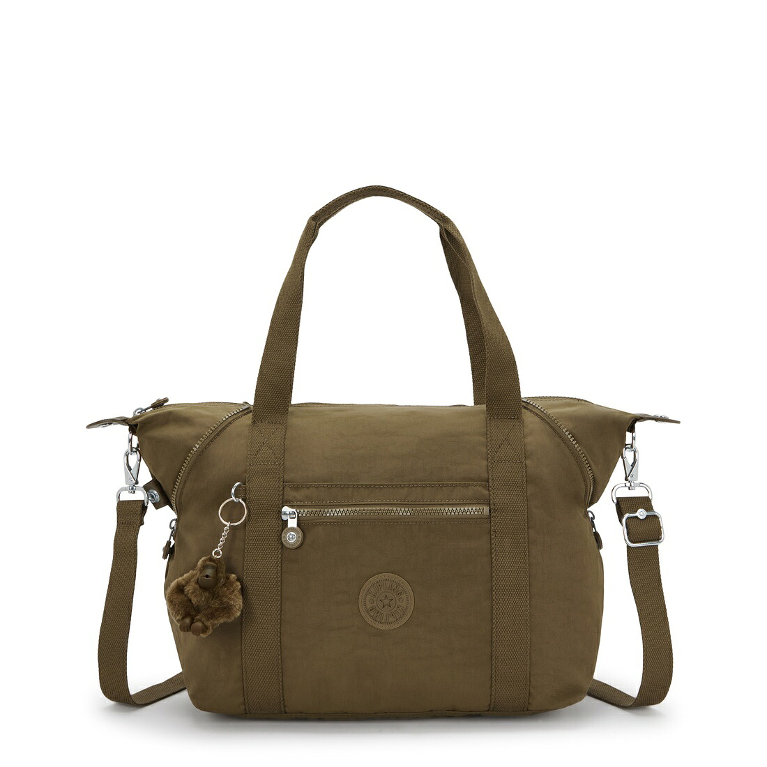 キプリング 公式 ボストンバッグ ART(Smooth Khaki) アート (スムースカーキ) K106191NA ベーシック コレクション|公式 キプリング アウトレット店