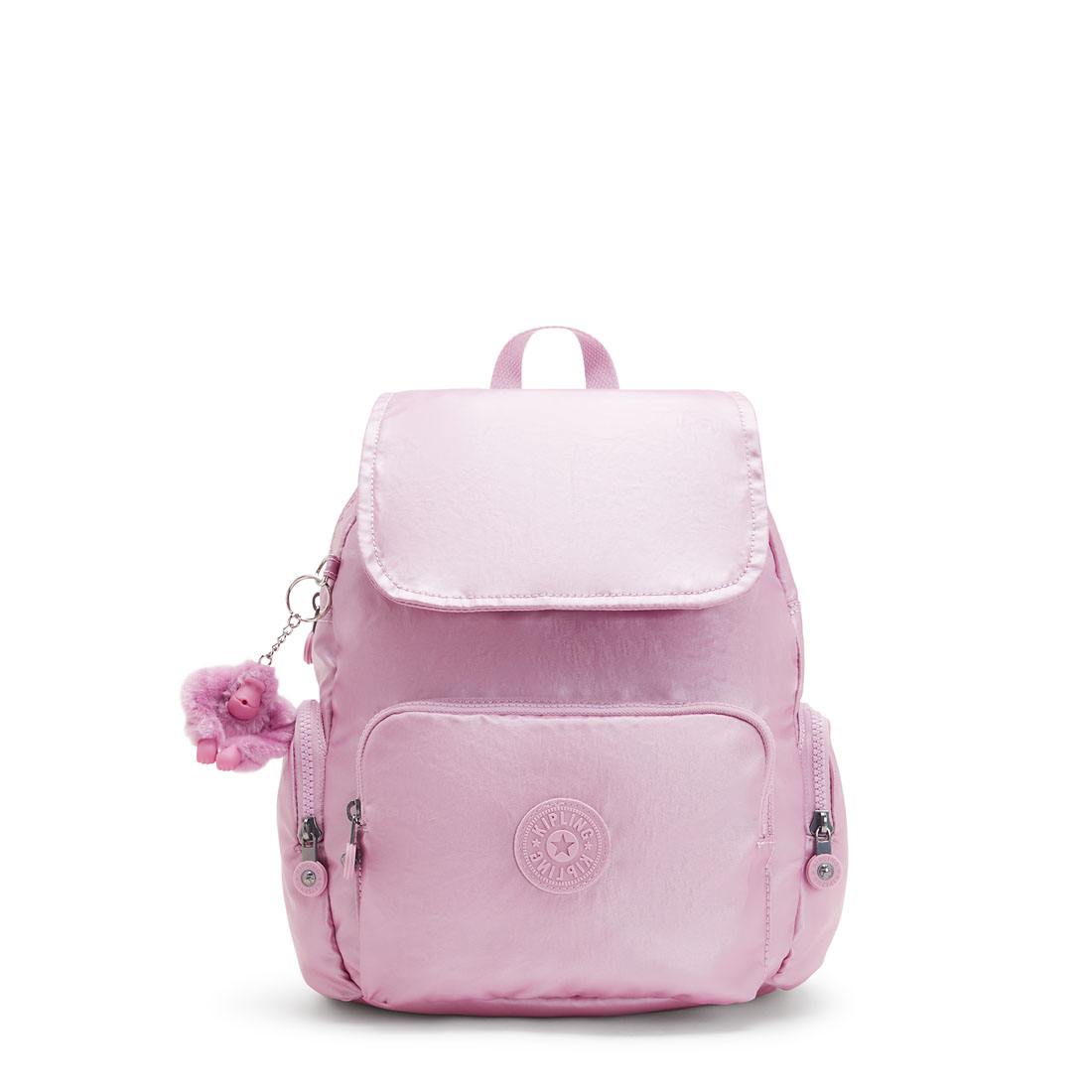 ラドヤード・キプリング 堅苦しさ 背嚢 うしろ側容器に並べる CITY ZIP S(Metallic Lilac) シティジップエス(メタリックライラック) KI5634F4D 第一義的つけ加える 寄せ合わせ
