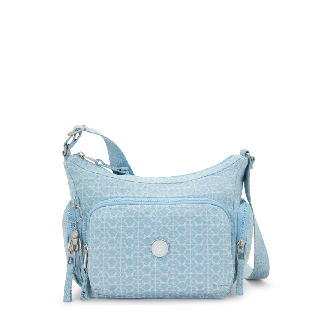 ラドヤード・キプリング 堅苦しさ ショルダーバッグ GABB S(Light Denim Jq) ガブエス(ライトデニムジャカード) KI73673LL  継続期間制限事項通貨価値 2026/7/5 まで