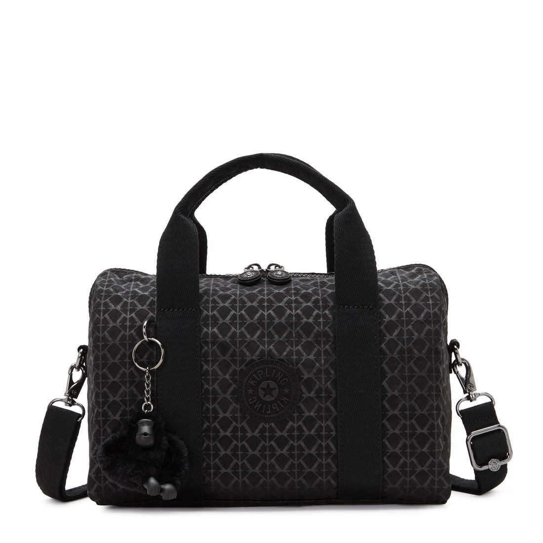 キプリング 公式 ボストンバッグ BINA M(Signature Emb) ビーナエム(シグネチャーエンボス) KI7624K59 ベーシックプラス コレクション