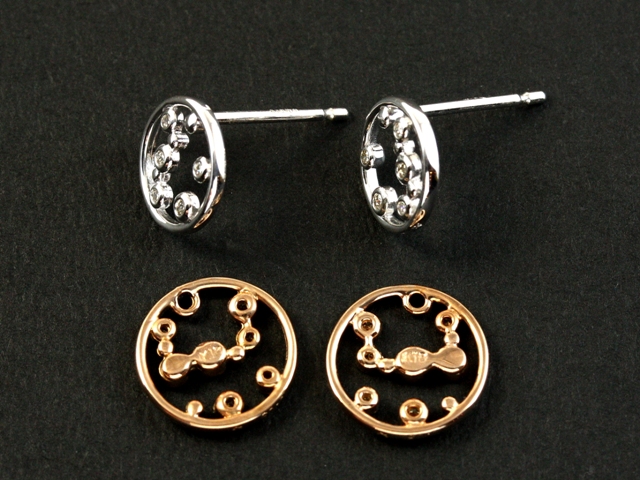 ダイヤモンドピアス/EARRINGS/ D /0.122 0.124 ct.の+spbgp44.ru