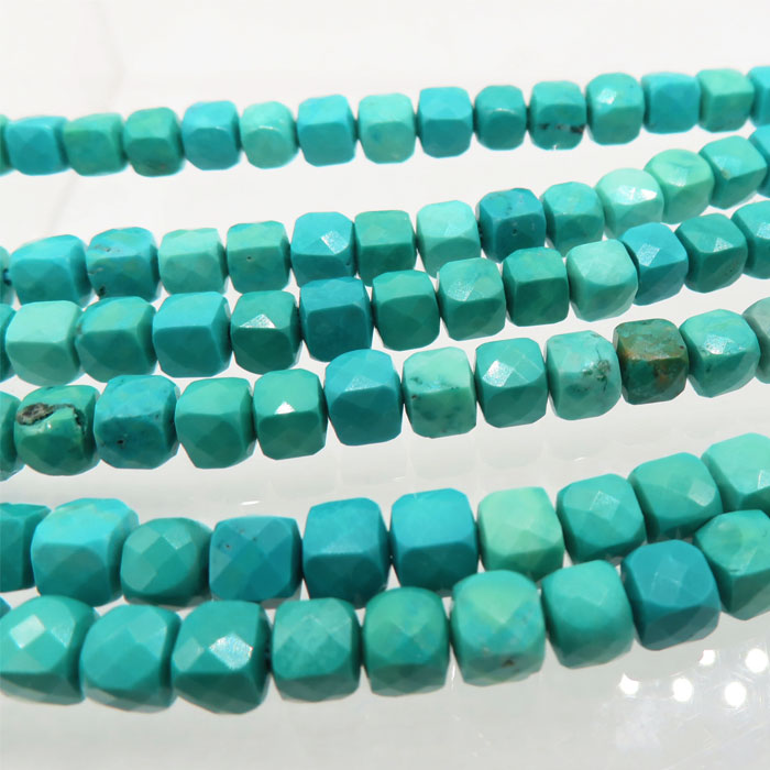 文玩堂：原鉱トルコ石のバレルビーズ ターコイズ/トルコ石 丸玉 天然石パーツ 天然石ビーズ