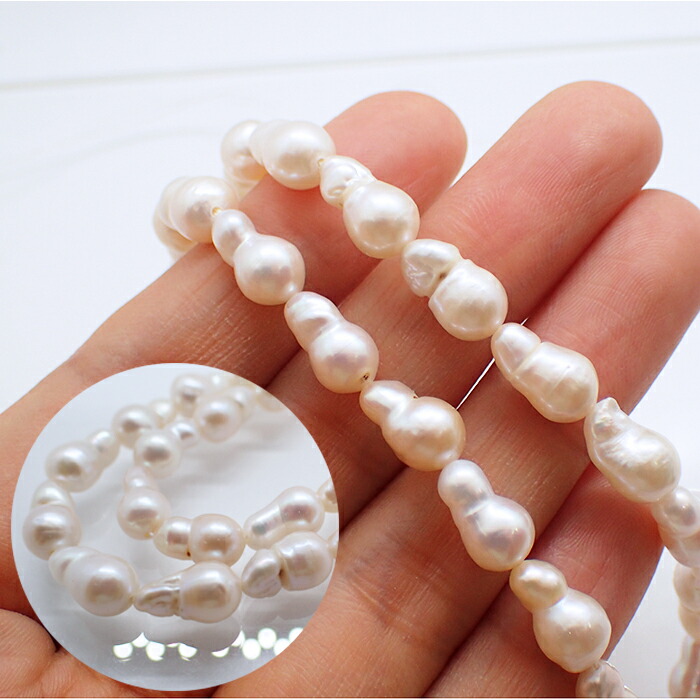 楽天市場】20%オフ 楽天大感謝祭☆【105. 淡水パール ビーズ ツイン 11