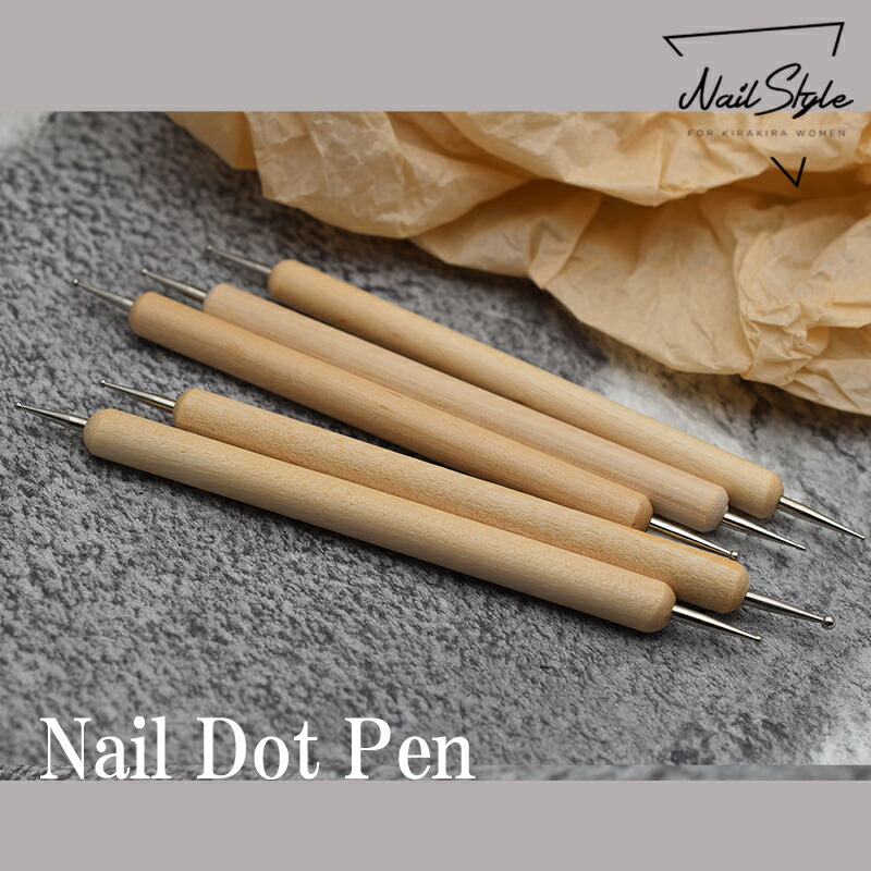 アート用品 ネイルアート ジェル スカルプネイル用品単品 ネイル スカルプ アート アートスティック ドットペン 水玉模様 小花柄 マーブル模様 初心者 便利 道具 木 当店在庫してます