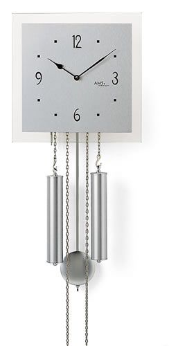 ドイツ アームス AMS 9652 クオーツ 掛け時計 (掛時計) シルバー ドイツ アームス AMS 9652 クオーツ 掛け時計 (掛時計) シルバー