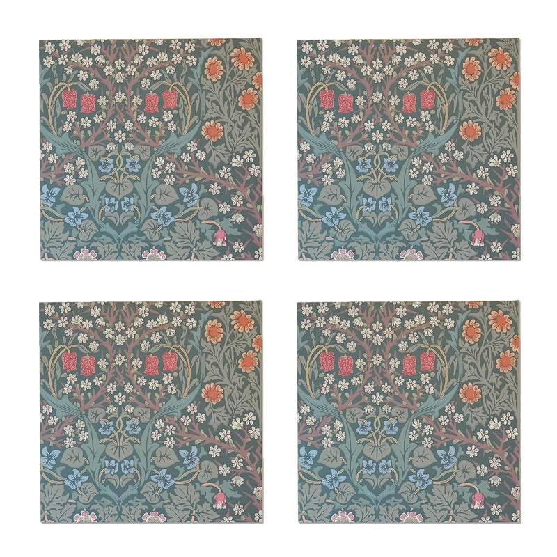 最旬ダウン グラフィック 4枚セット 送料無料 高級木製パネル使用 Blackthorn 壁紙 ブラックトーン アートパネル 限定2セット限り ウィリアムモリス リビング 玄関 インポート アンティーク調 壁掛け 絵画 輸入雑貨 アートフレーム フレーム 額絵 おしゃれ 額入り